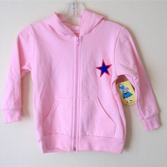 GIRLS GUITAR Hoodie Sweatshirt 6T PINK *NEW* SLICK - Picture 1 of 2